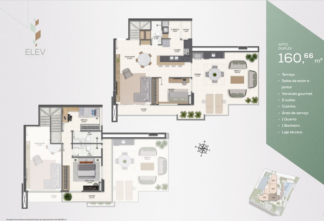 Apartamento a venda 3 quartos | Elev Jardim de Fátima | Fortaleza Ce