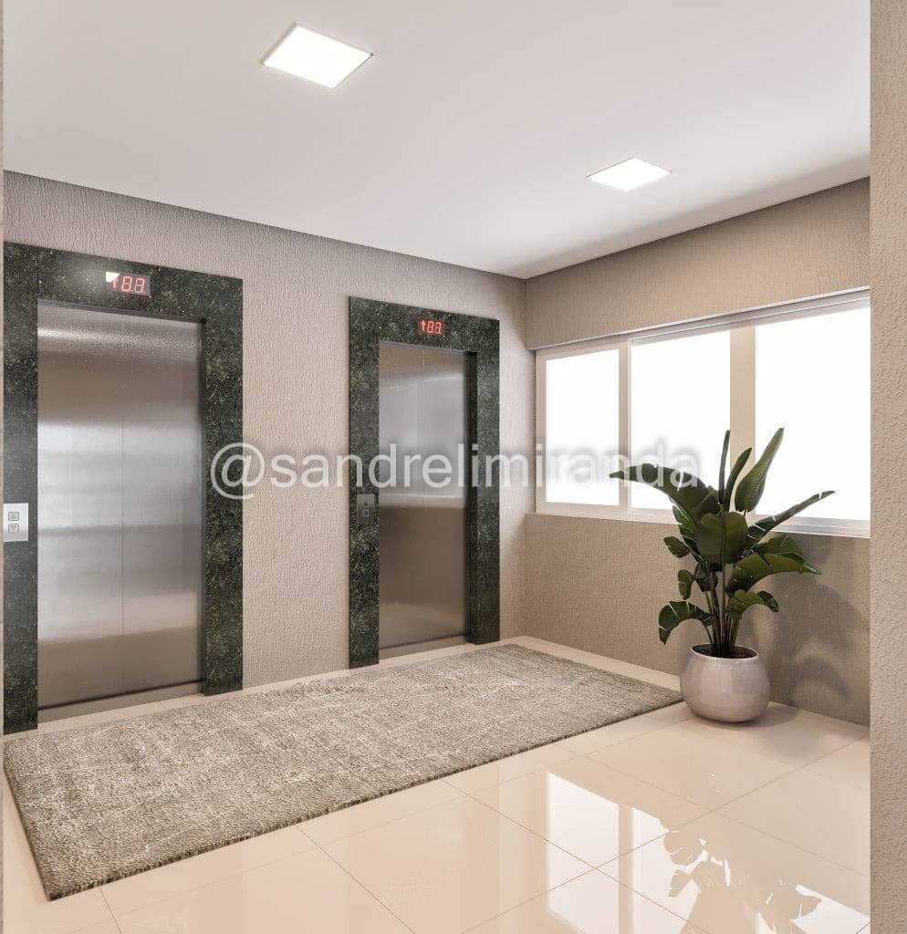 Hall_elevador Apartamento a venda com 2 ou 3 quartos | Bela Sintra | Eusébio Ce