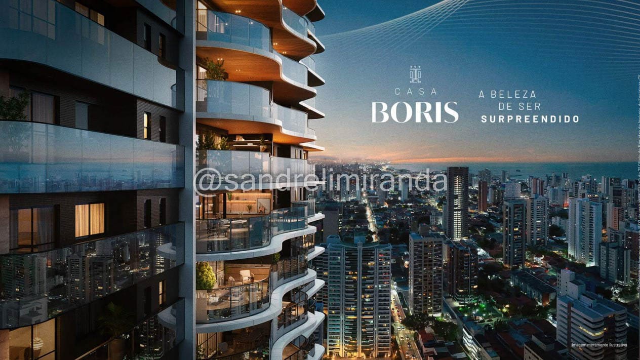 Casa Boris – Apartamento de Alto Padrão com 163,93 m² e 203,75 m² no Meireles – AP1628