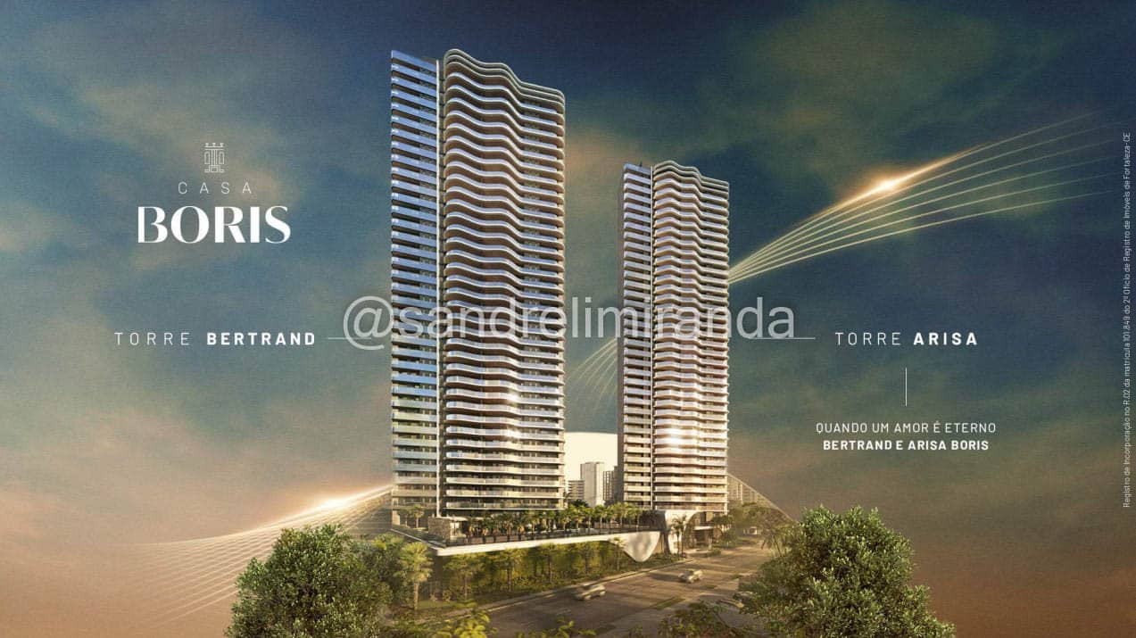 Casa Boris – Apartamento de Alto Padrão com 163,93 m² e 203,75 m² no Meireles – AP1628