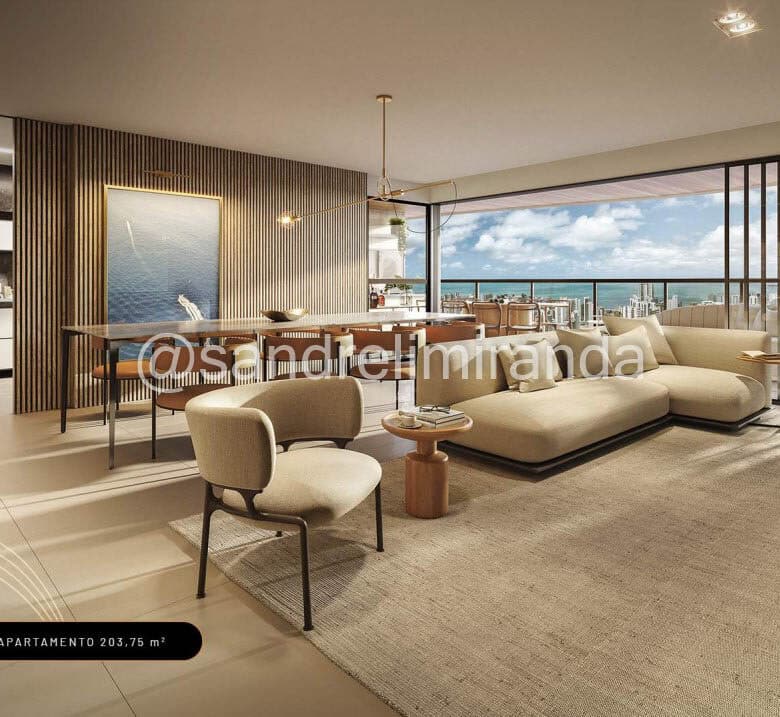 Casa Boris – Apartamento de Alto Padrão com 163,93 m² e 203,75 m² no Meireles – AP1628