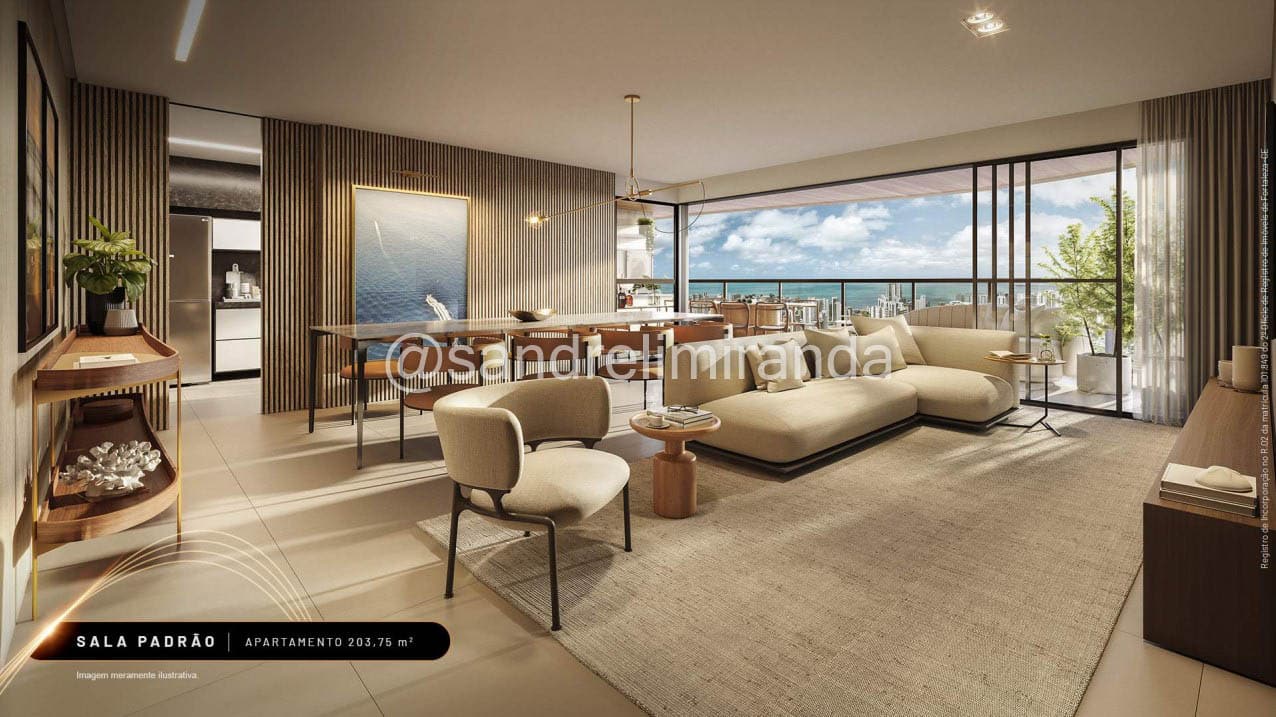 Casa Boris – Apartamento de Alto Padrão com 163,93 m² e 203,75 m² no Meireles – AP1628