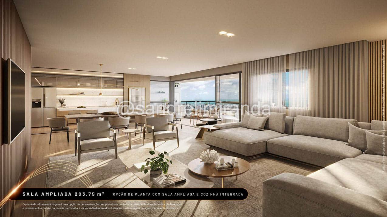 Casa Boris – Apartamento de Alto Padrão com 163,93 m² e 203,75 m² no Meireles – AP1628