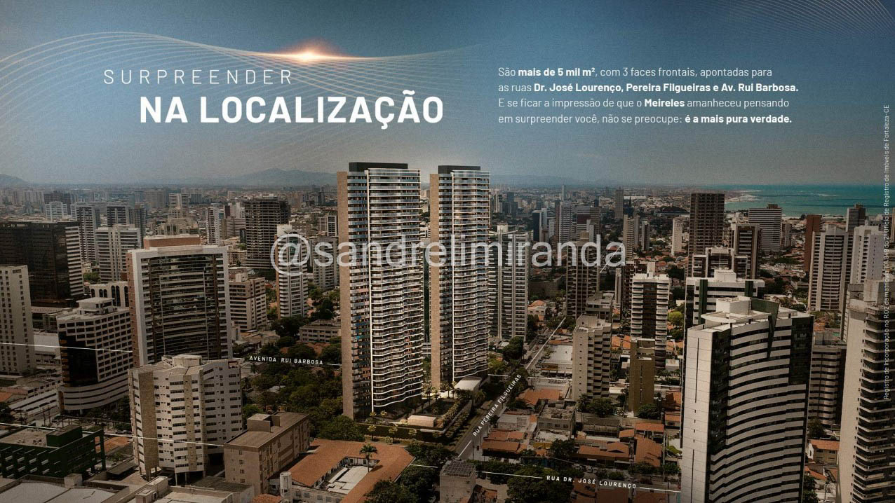 Casa Boris – Apartamento de Alto Padrão com 163,93 m² e 203,75 m² no Meireles – AP1628