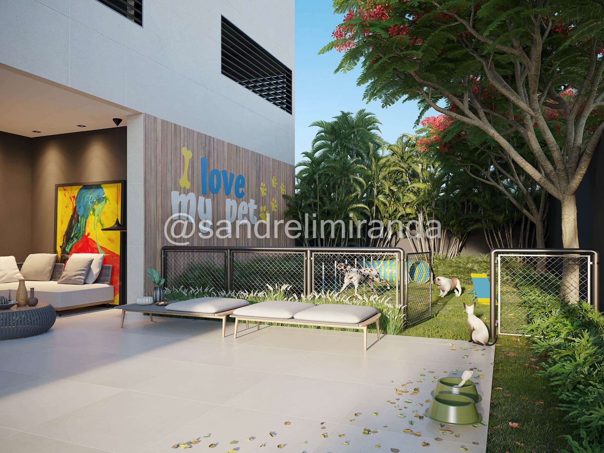 05_MANABU_PETPLACE_PRAÇA_F Manabu Apartamento de Alto Padrão 353 m² a 368 m² no Meireles – AP1631