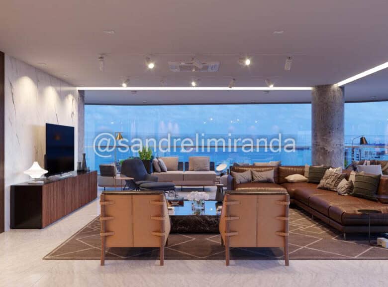 Manabu Apartamento de Alto Padrão 353 m² a 368 m² no Meireles – AP1631
