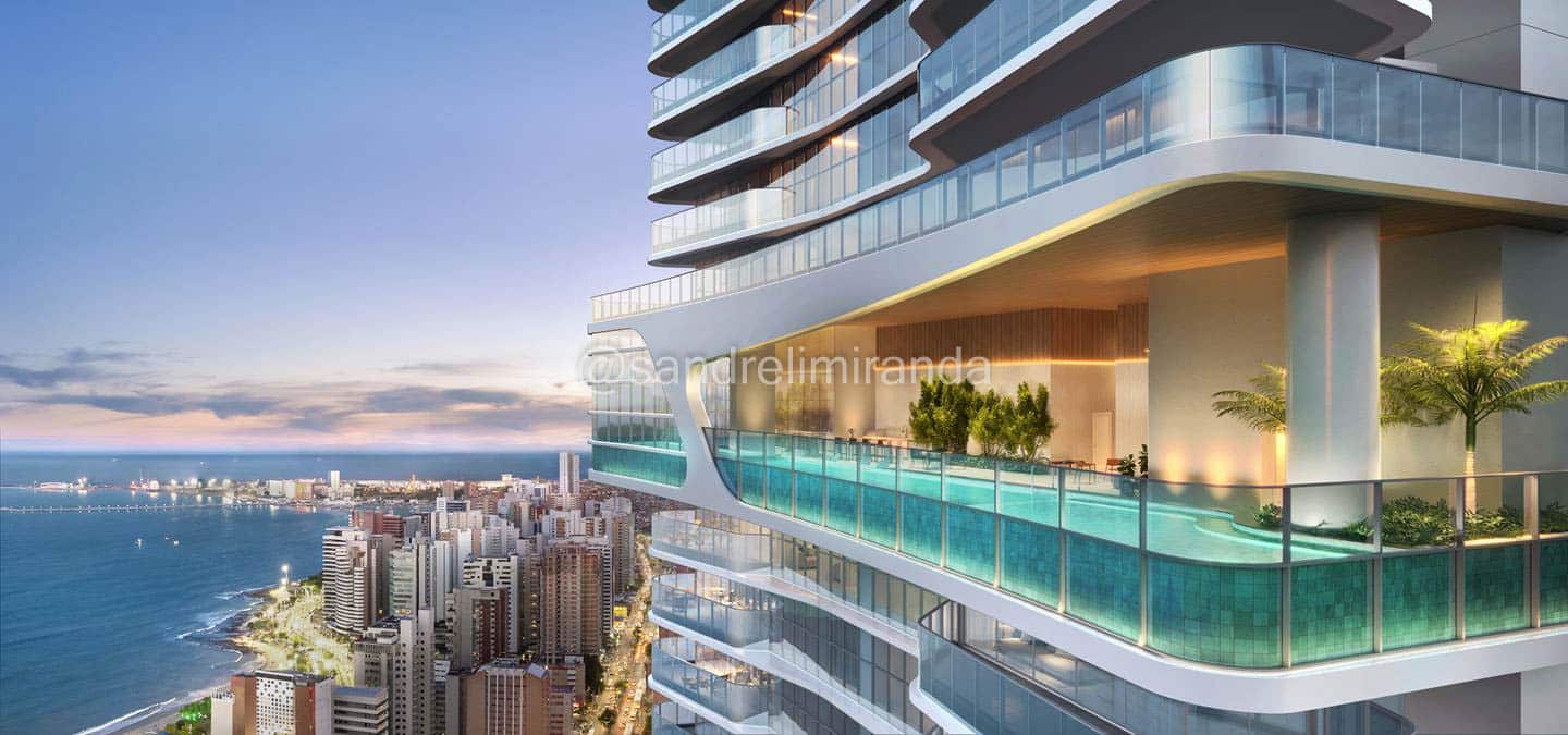 Edge, Apartamento alto Padrão no Meireles Fortaleza