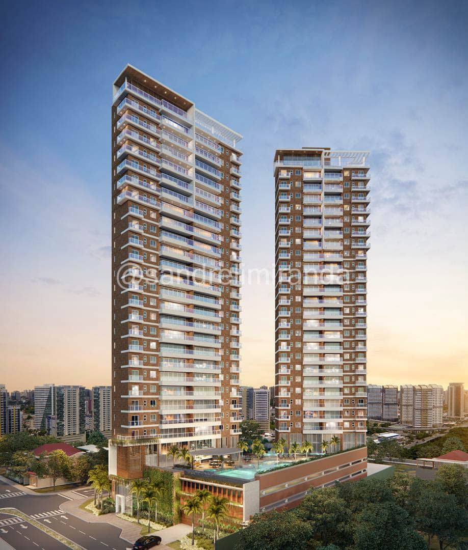 01 – Fachada ALTA Granvista Fortaleza – Apartamentos de 93 a 130 m², 3 suítes e vista para o Parque do Cocó