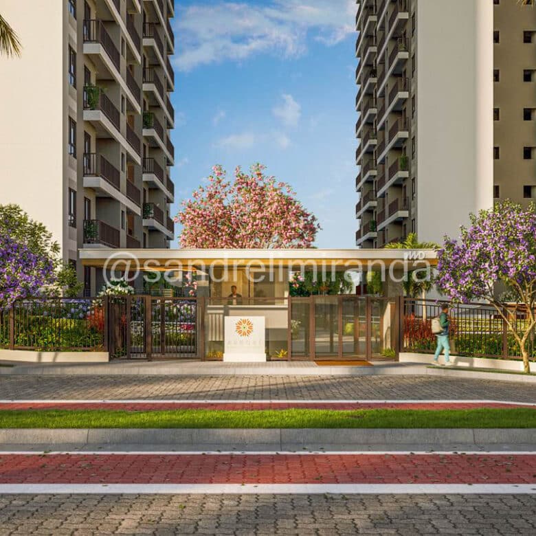 Arborê, apartamentos com 53 e 65 m², e 2 ou 3 quartos
