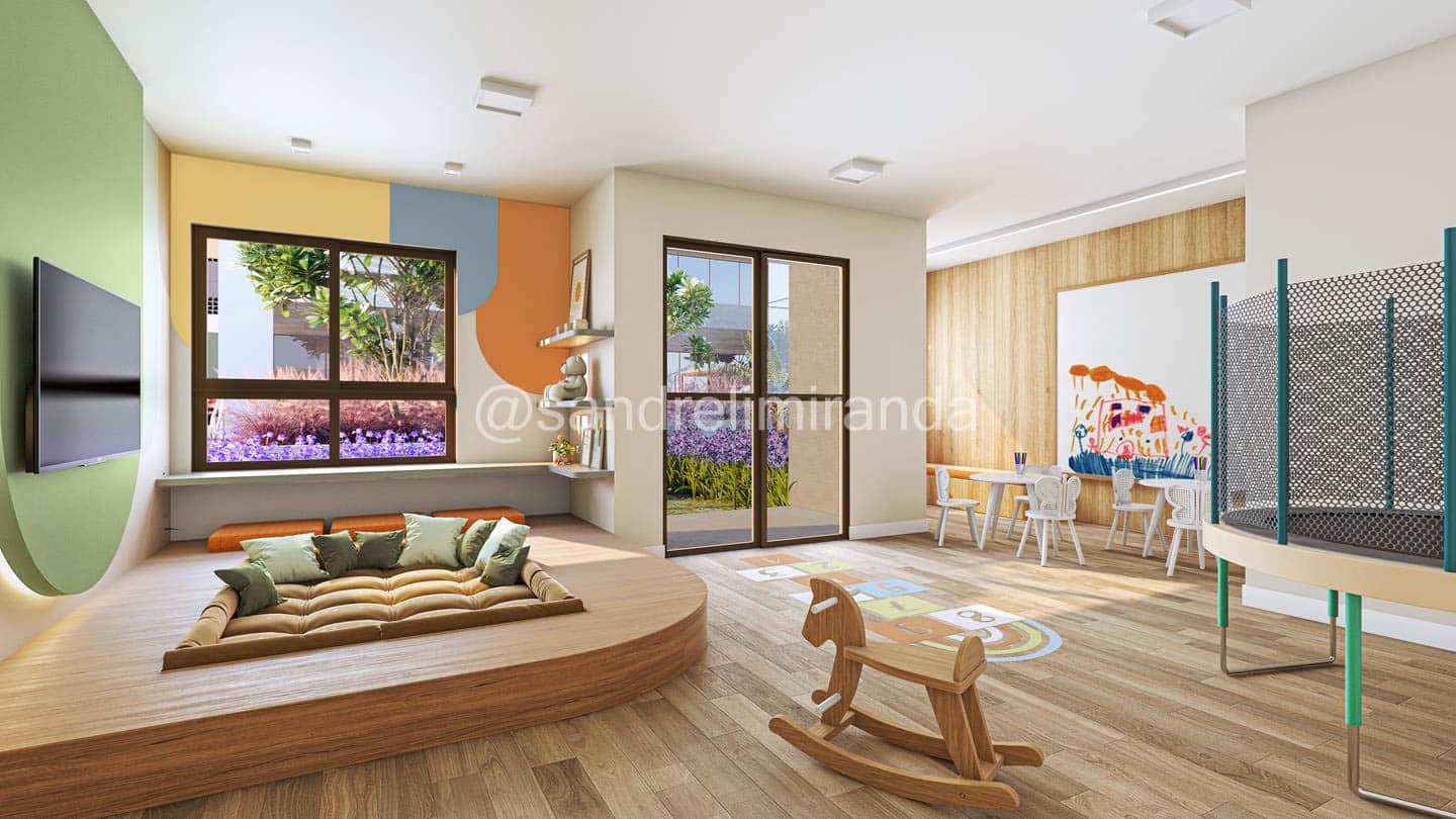 Arborê, apartamentos com 53 e 65 m², e 2 ou 3 quartos