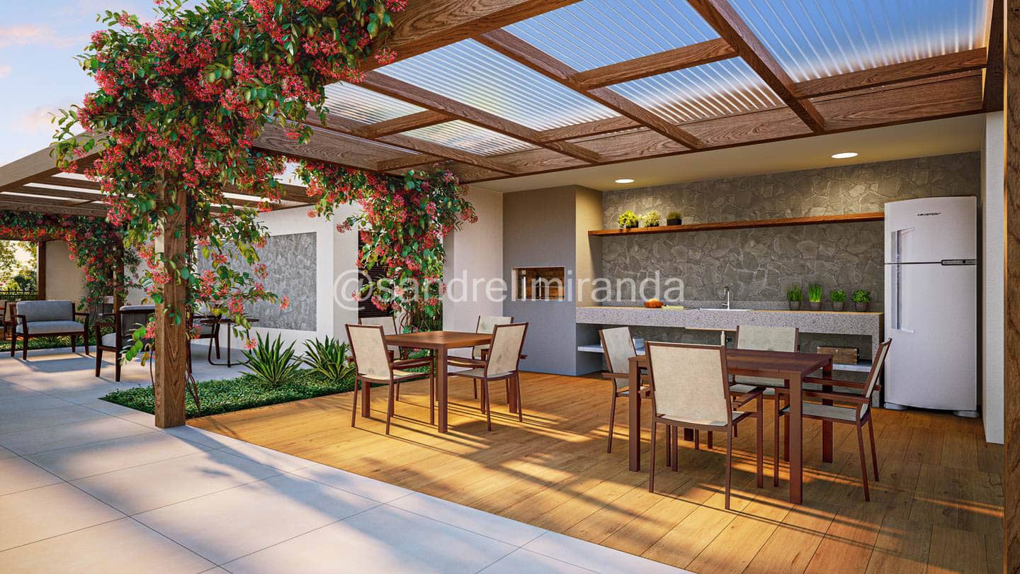 Arborê, apartamentos com 53 e 65 m², e 2 ou 3 quartos