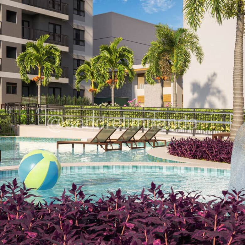 Arborê, apartamentos com 53 e 65 m², e 2 ou 3 quartos