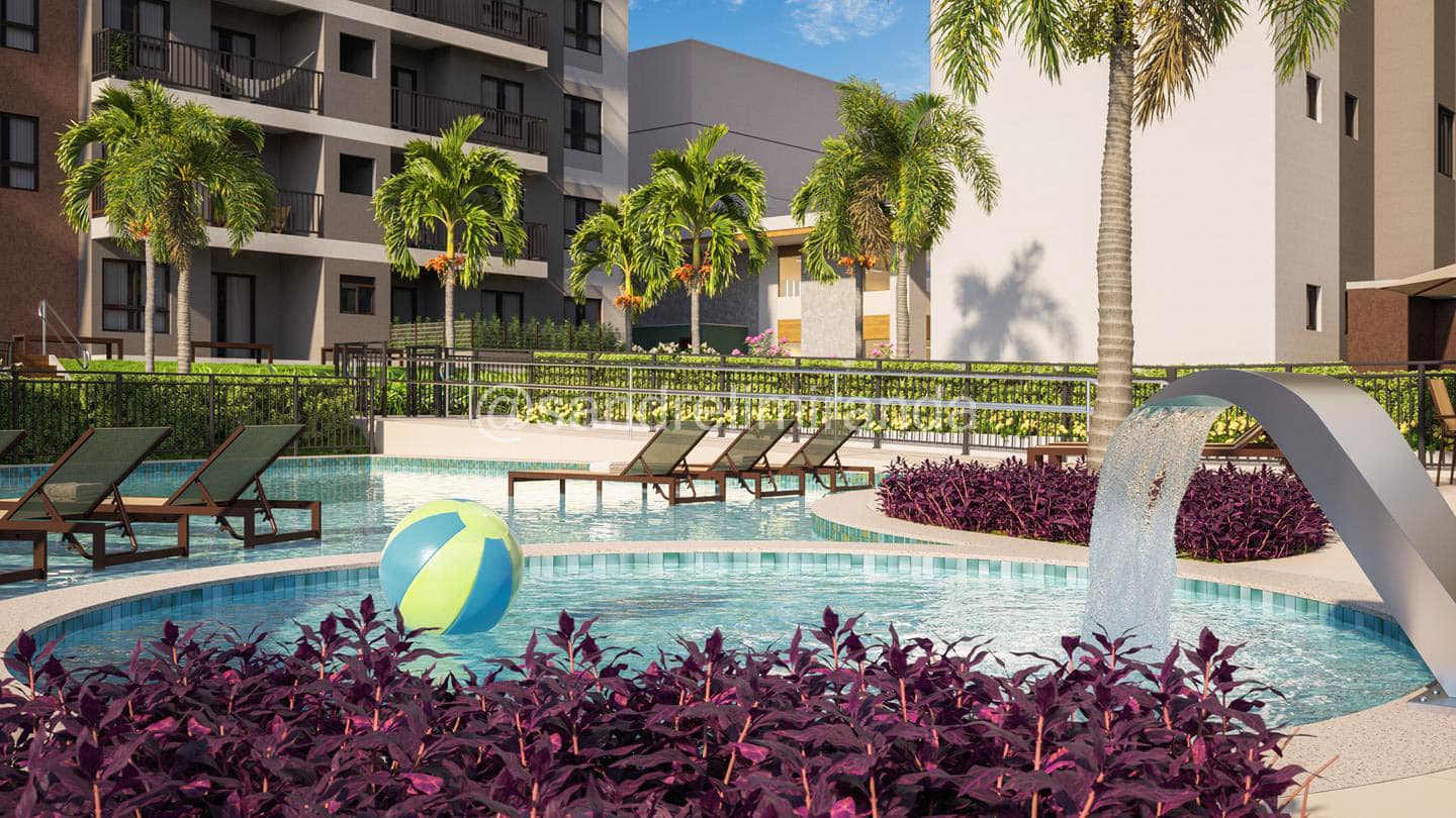 Arborê, apartamentos com 53 e 65 m², e 2 ou 3 quartos