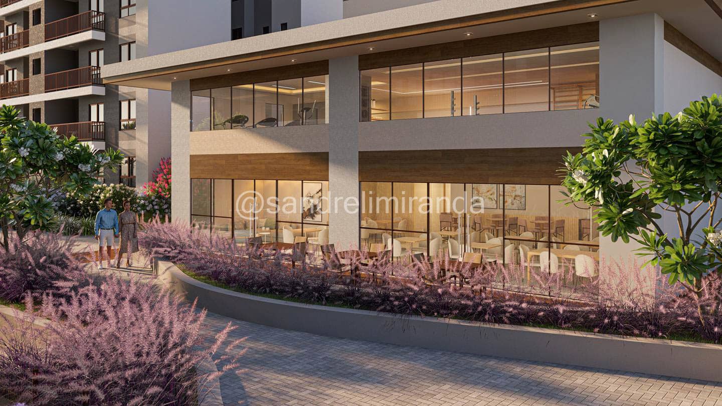 Arborê, apartamentos com 53 e 65 m², e 2 ou 3 quartos