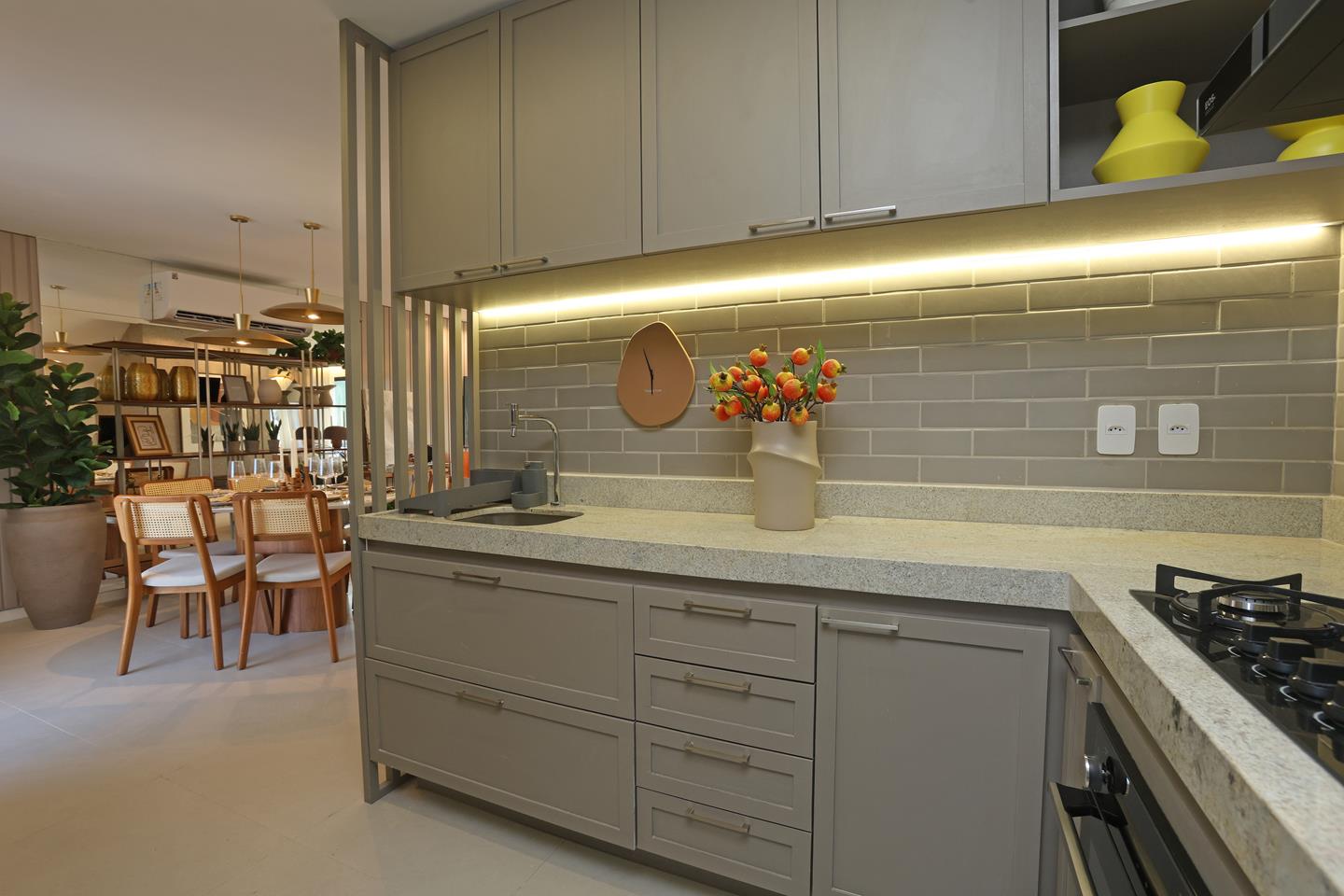 Detalhe Cozinha Hor (Copy) Seu Novo Lar no José de Alencar | Maximino Residence | Fortaleza, Ce